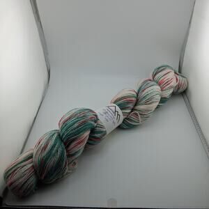 Extremely Rare Alpaca Blend Hand Dyed Hand Spun One of a Kind Hank of Yarn